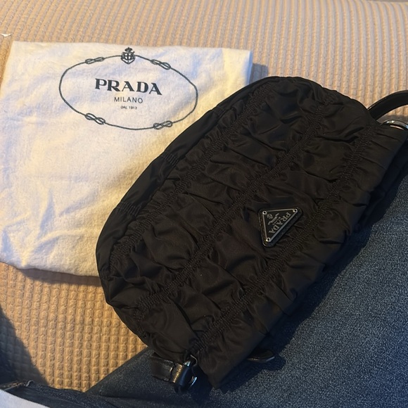 Prada Nylon leather strap. Mini shoulder bag - Picture 7 of 7